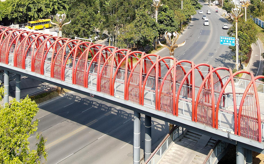 Huangjiang Town Sports and Leisure Park Overpass